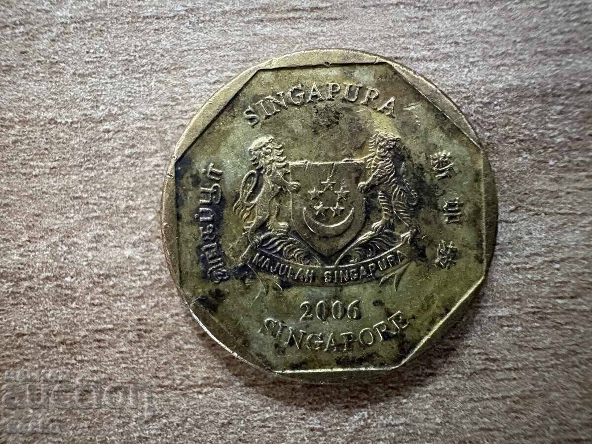 Σιγκαπούρη - 1 δολάριο (2006) με τιμή € 0.50 | 0.98 BGN