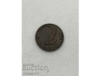 2 гроша 1925г Австрия