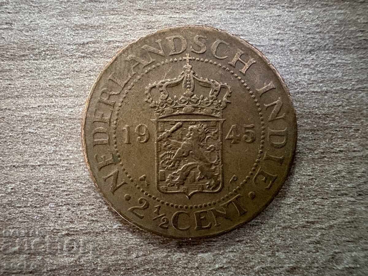 Ολλανδικές Ανατολικές Ινδίες - 2½ σεντ (1945)