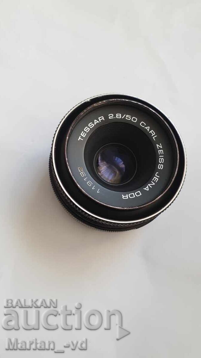 Obiectiv Tessar 2,8/50 mm. Carl Zeiss Jena - 7 Obiectiv Tessar 2,8/50 mm. Carl Zeiss Jena - 7