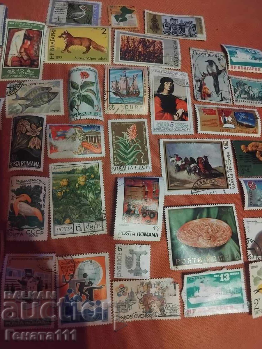 Delivery of Lot of postage stamps