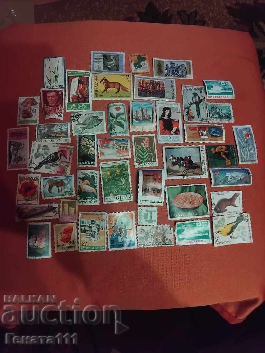 Lot of postage stamps