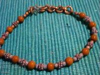 антикварна  гривна със 22к позлатана 7гр