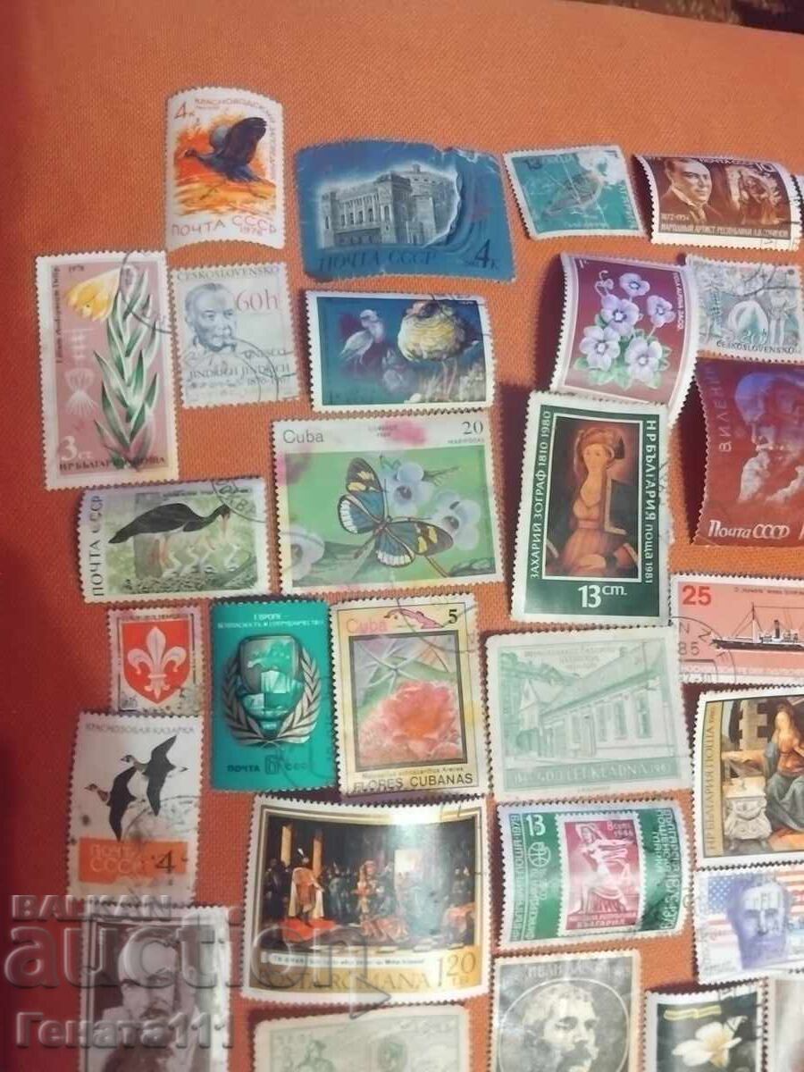 Licitație O mulțime de timbre poștale