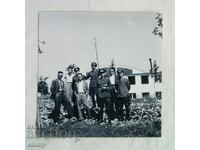 Reproducere fotografie - piloți, militari, ofițeri, uniforme