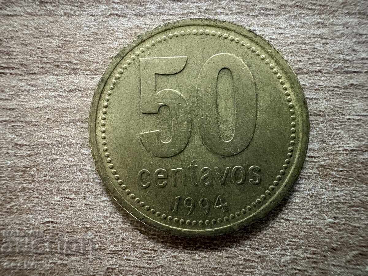 Аржентина - 50 сентавос (1994)