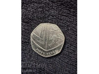 FIFTY PENCE 2019 United Kingdom - Rare