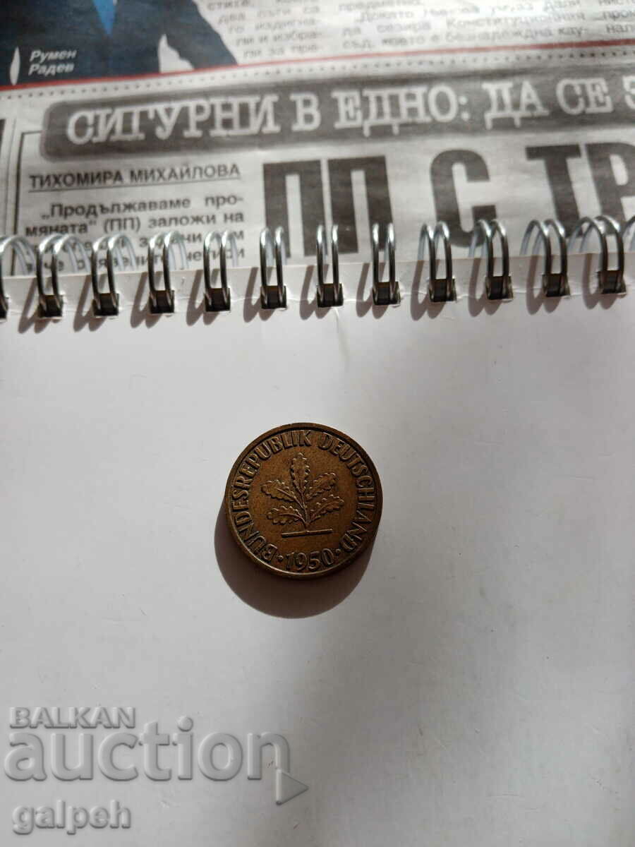 GERMANIA - LOT DE PFENNINGS - 9 buc. - 2,5 BGN cu preț € 1.28 | 2.50 BGN