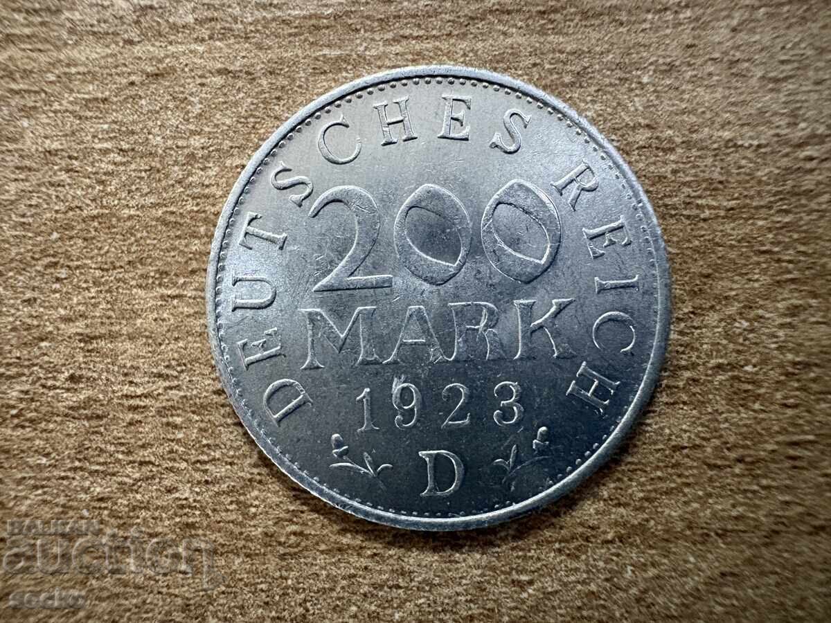 Germany - 200 Marks (1923) - D Germany - 200 Marks (1923) - D