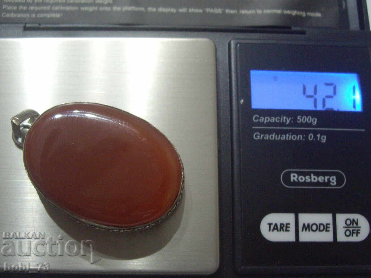 Παράδοση Μεγάλο μενταγιόν με μεγάλο πέτρα για κολιέ