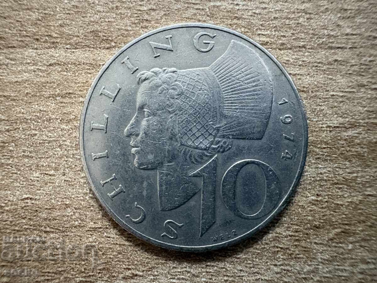 Αυστρία - 10 σελίνια (1974)