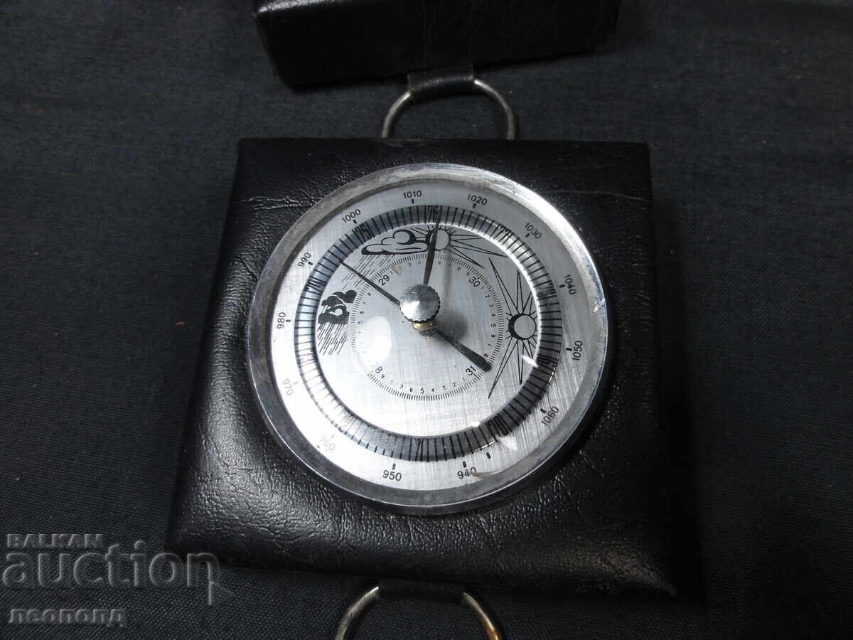 BZTS STATIE METEO VECHE RETRO BAROMETRU TERMOMETRU HIGROMETRU - 6