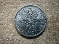 United Kingdom - 6 Pence (1966)