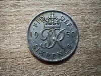 Marea Britanie - 6 pence (1950)