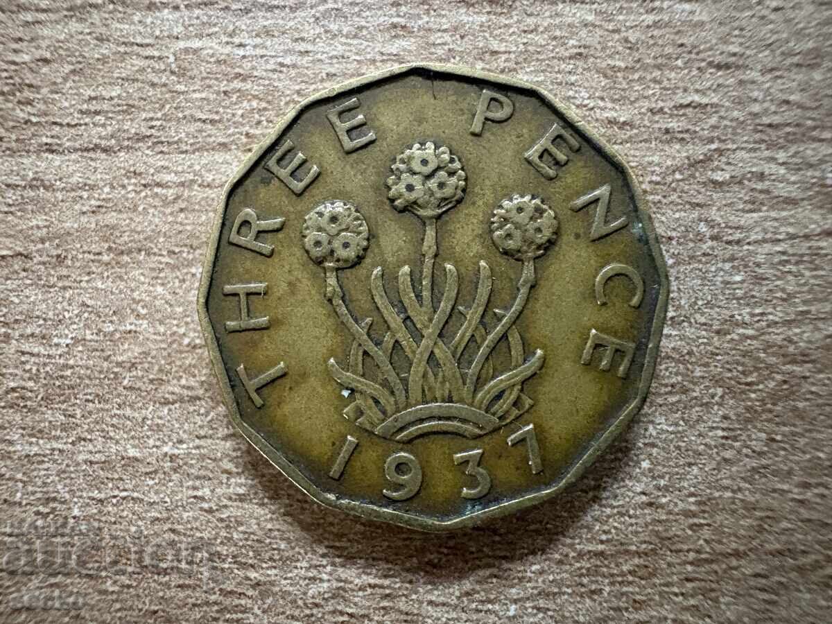 Great Britain - 3 Pence (1937)