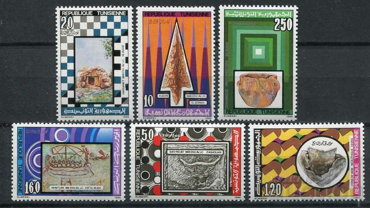 Tunisia 1986 MnH - Seria artefacte preistorice