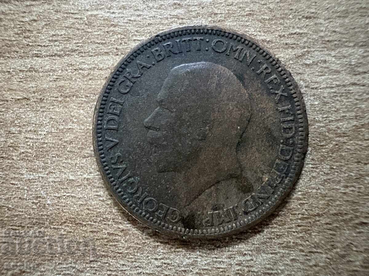 Marea Britanie - 1/2 penny (1931) cu preț € 0.30 | 0.59 BGN