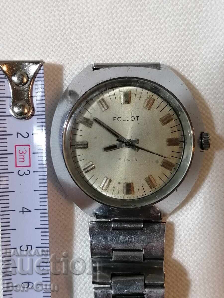 Livrarea Ceas de mână mecanic "POLJOT"