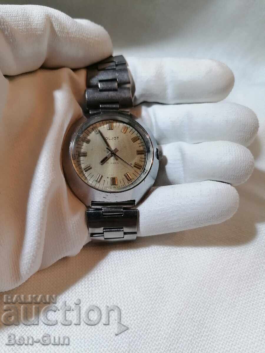 Ceas de mână mecanic "POLJOT"