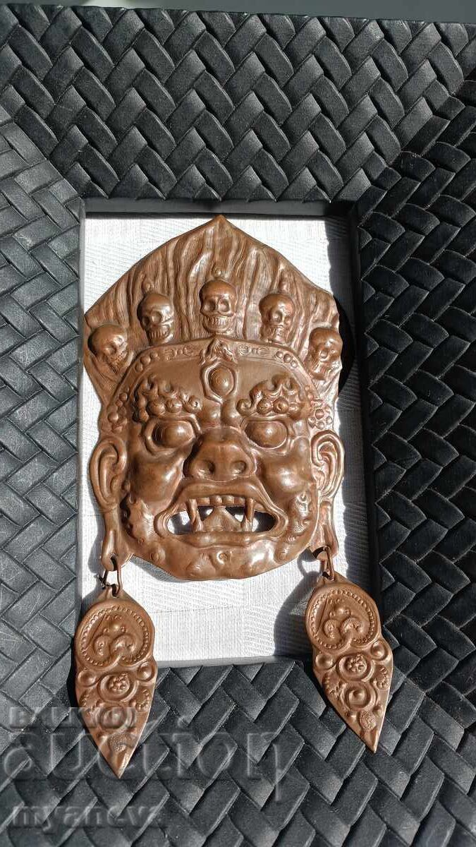 Licitație Masca tibetană, amuletă a unei zeități mitologice, protectoare