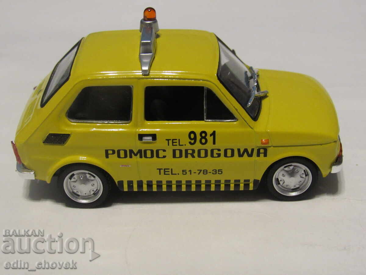 Delivery of 1/43 DeAgostini Poland Social Fiat 126P Road Assistance. New