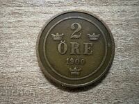 Σουηδία - 2 ιορε (1900)