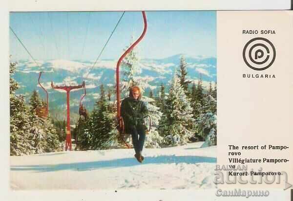 Κάρτα Βουλγαρίας Παμπόροβο Το τελεφερίκ προς την κορυφή Σνεζάνκα 5** Κάρτα Βουλγαρίας Παμπόροβο Το τελεφερίκ προς την κορυφή Σνεζάνκα 5**