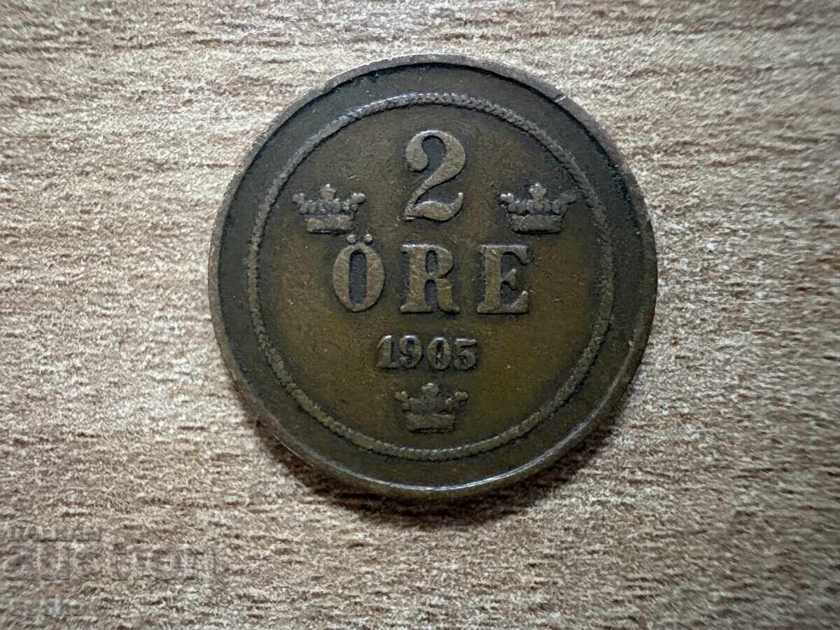 Швеция - 2 йоре (1905)