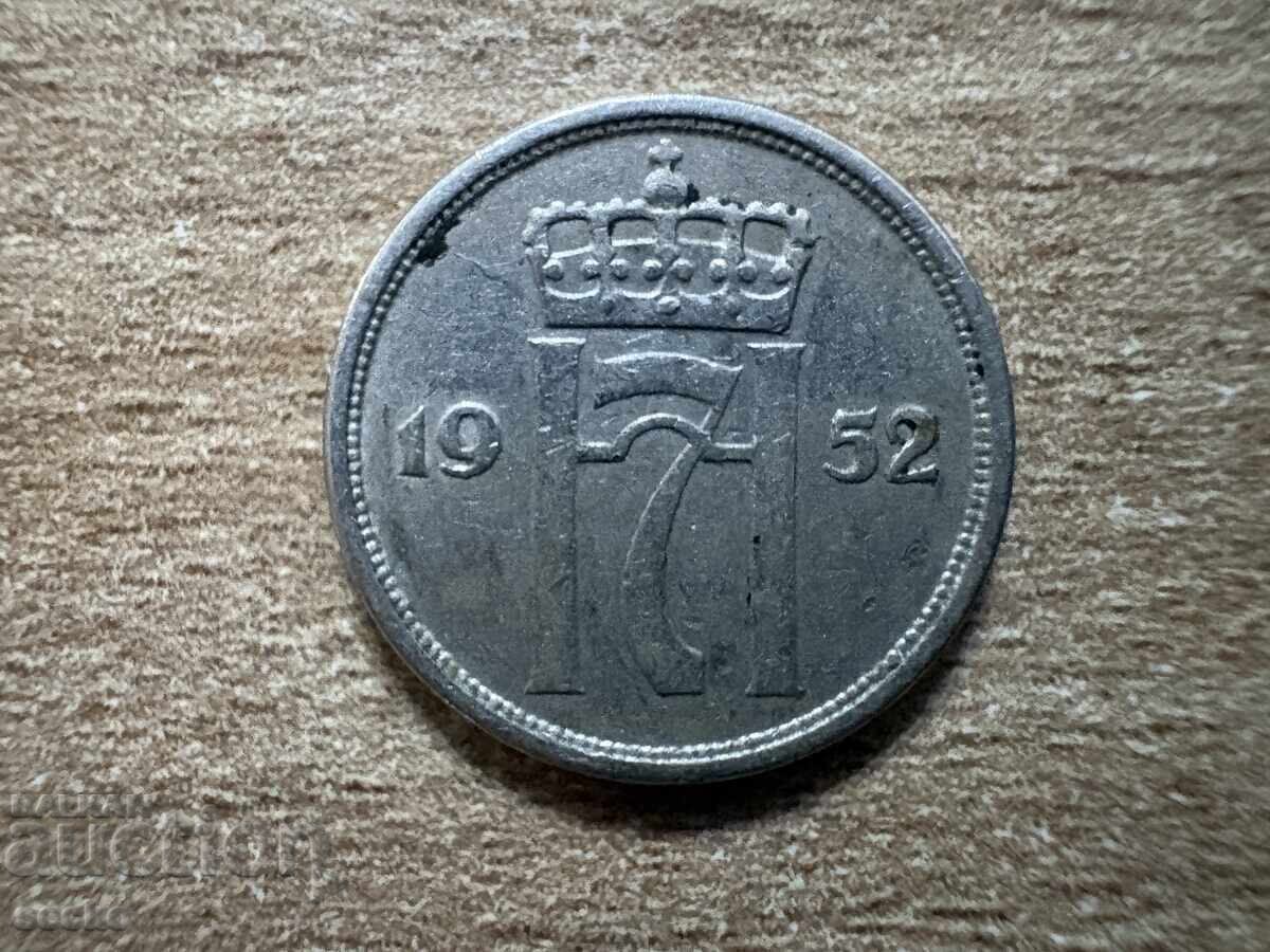 Νορβηγία - 10 յορε (1952) με τιμή € 0.31 | 0.61 BGN