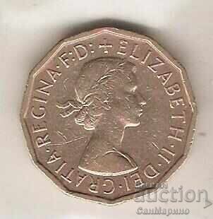+Great Britain 3 pence 1962 with price € 1.00 | 1.96 BGN