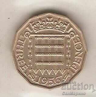 +Great Britain 3 pence 1956 +Great Britain 3 pence 1956