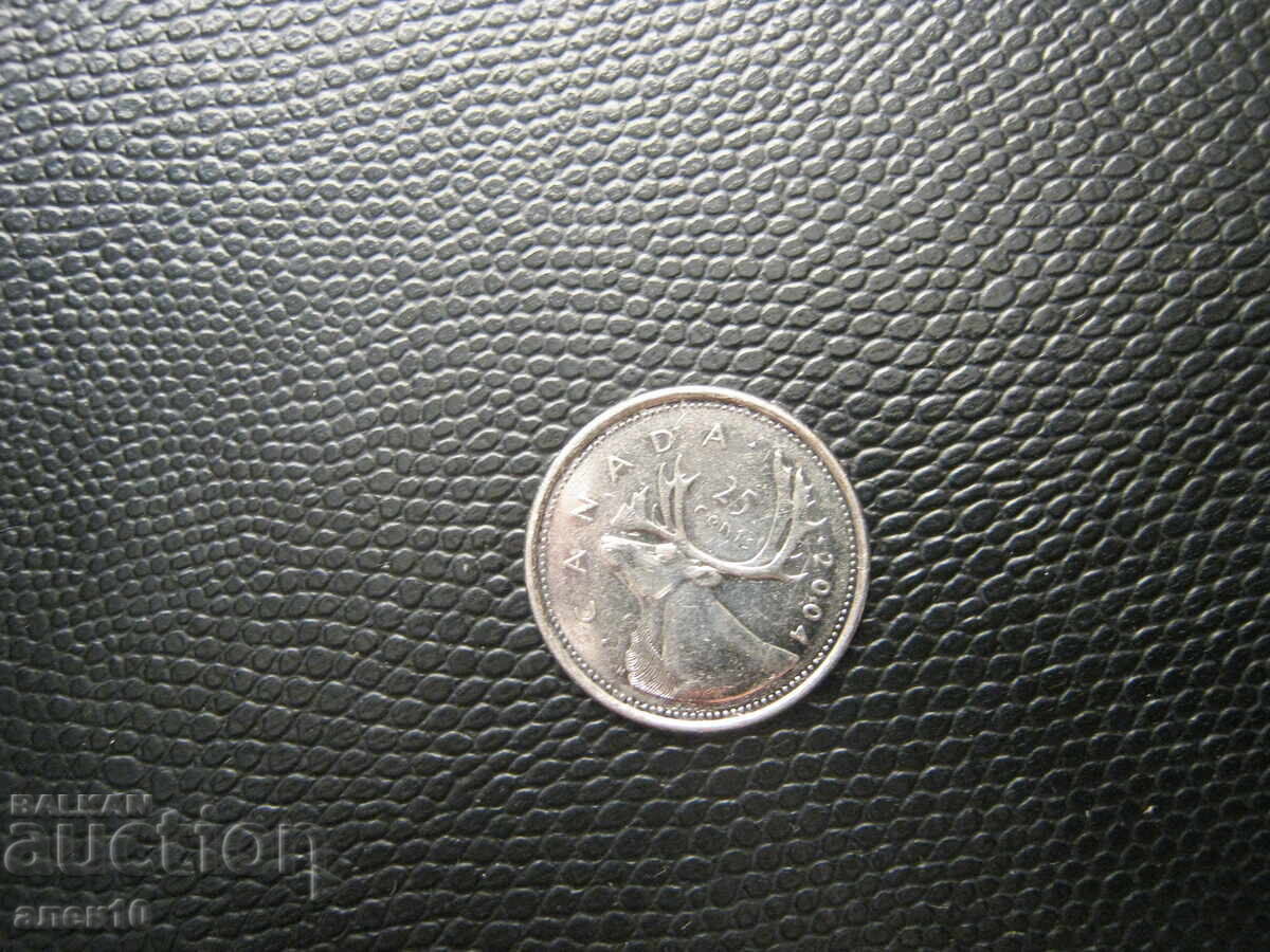 Canada 25 cenți 2004