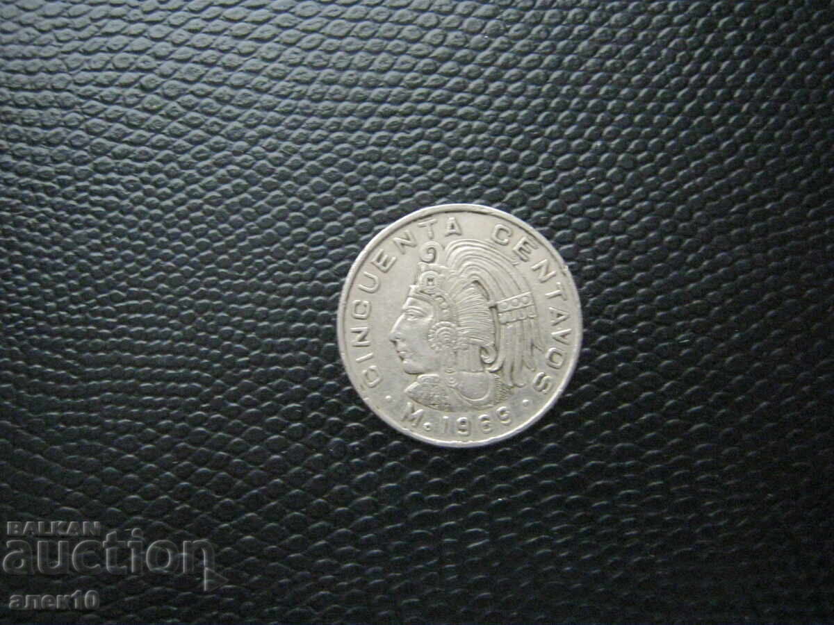 Mexic 50 centavos 1969