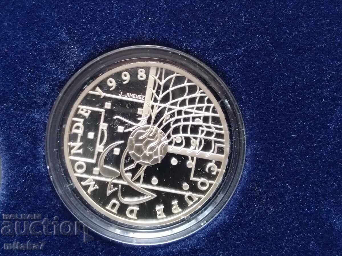Delivery of Set of silver coins WC 1998, France