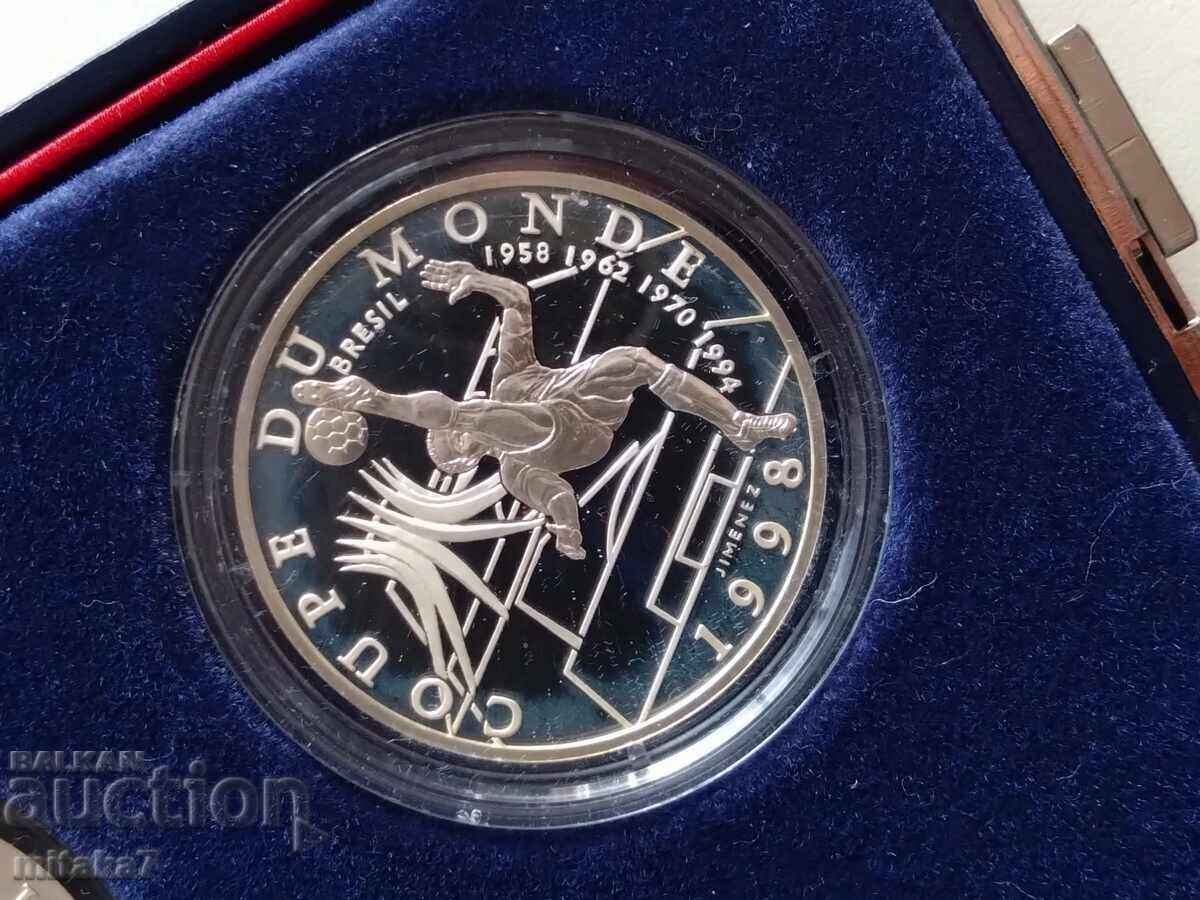 Set of silver coins WC 1998, France - 5