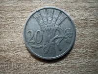 Чехословакия - 20 хелера (1921)