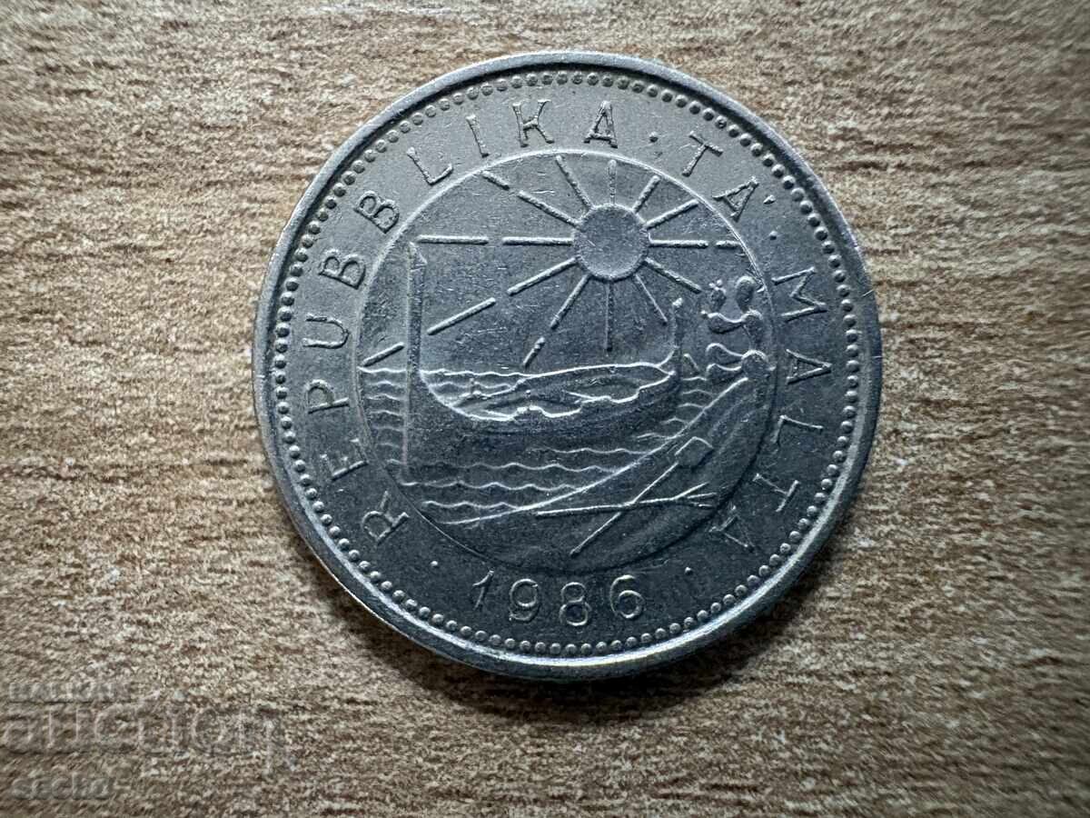 Malta - 10 cenți (1986) cu preț € 0.20 | 0.39 BGN