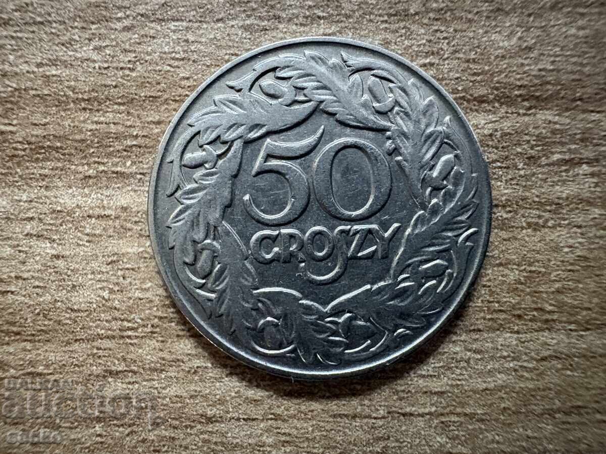 Polonia - 50 grosz (1923)