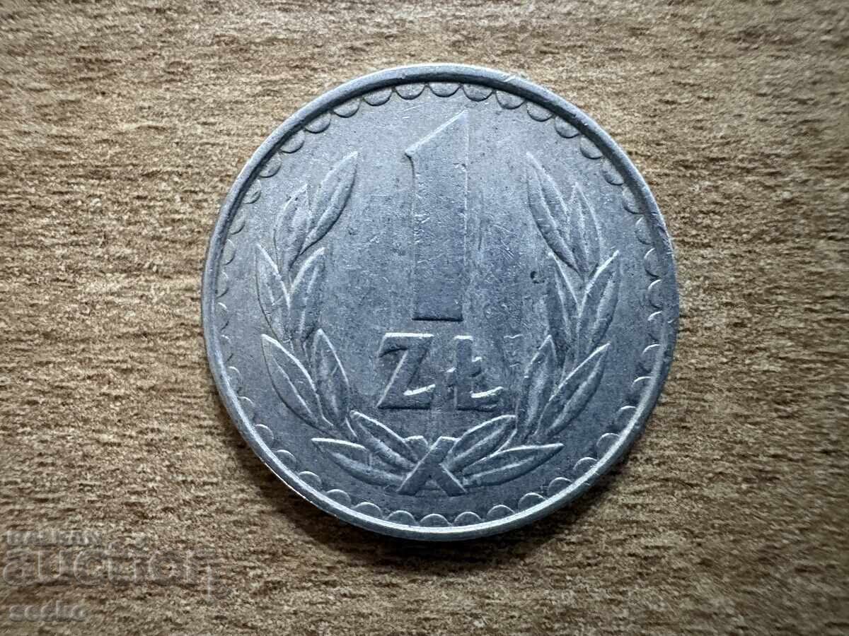 Πολωνία - 1 ζλότι (1984)