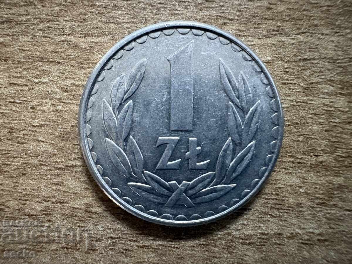 Πολωνία - 1 ζλότι (1986) Πολωνία - 1 ζλότι (1986)