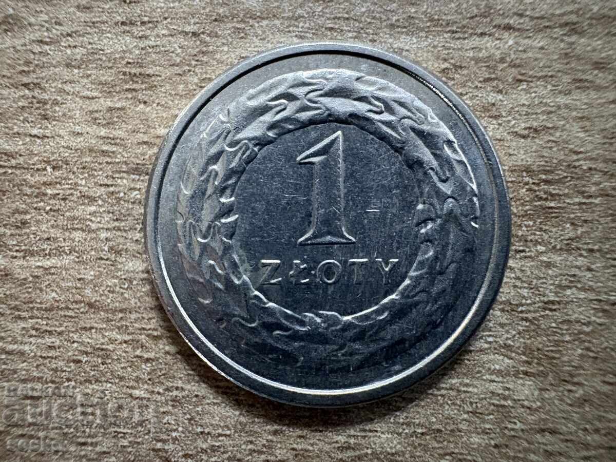 Polonia - 1 zloți (1995)