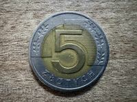 Polonia - 5 zloți (1994)