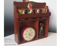 RETRO wooden kitchen stand and timer WINTER