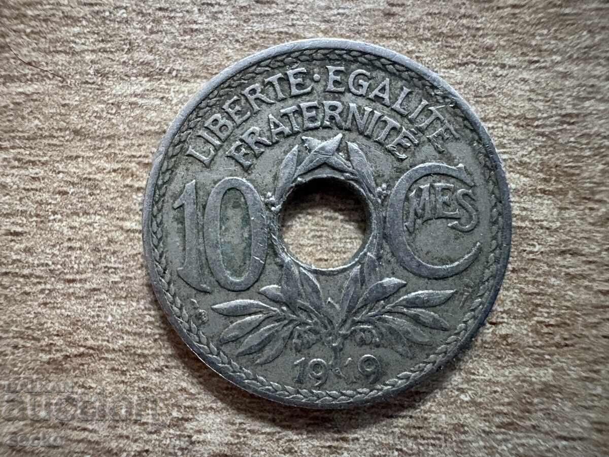 Γαλλία - 10 λεπτά (1919)