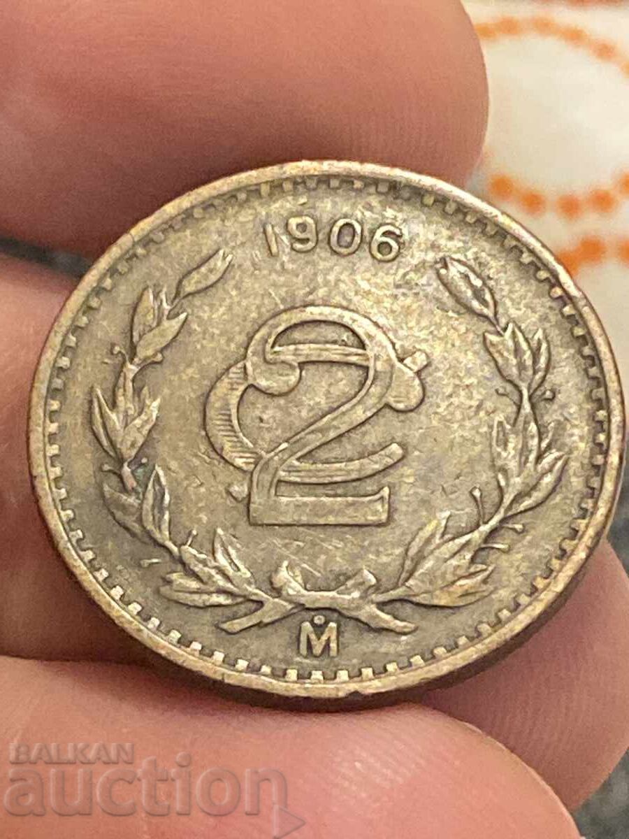 Mexic 2 centavos 1906 Mexic 2 centavos 1906