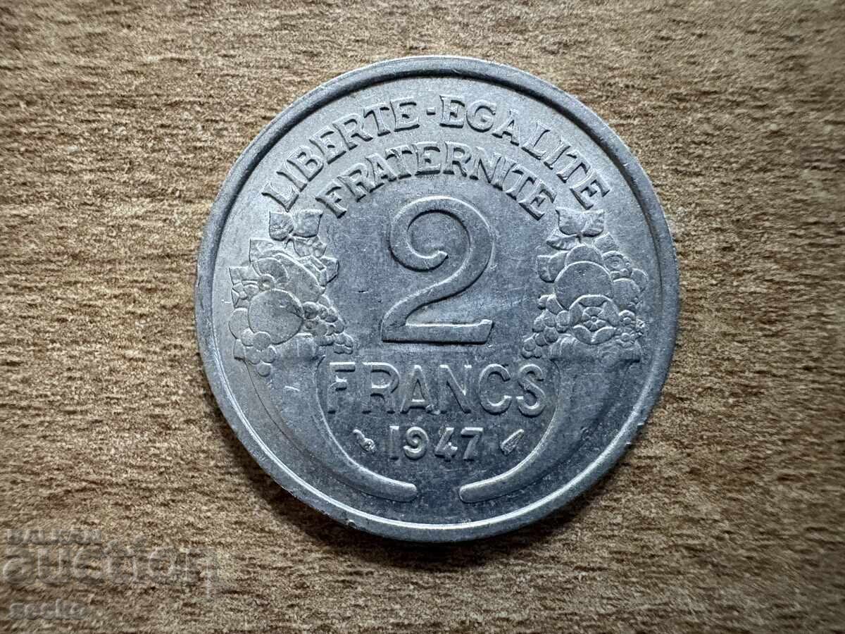 Франция - 2 франка (1947)