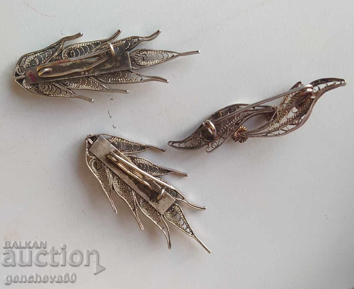 Revival brooches "Wheat ear" - silver, filigree with price € 50.00 | 97.79 BGN