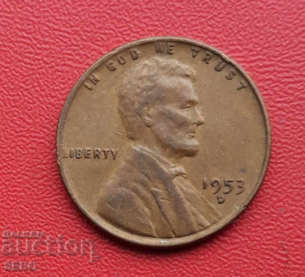ΗΠΑ-1 cent 1953 D-Denver