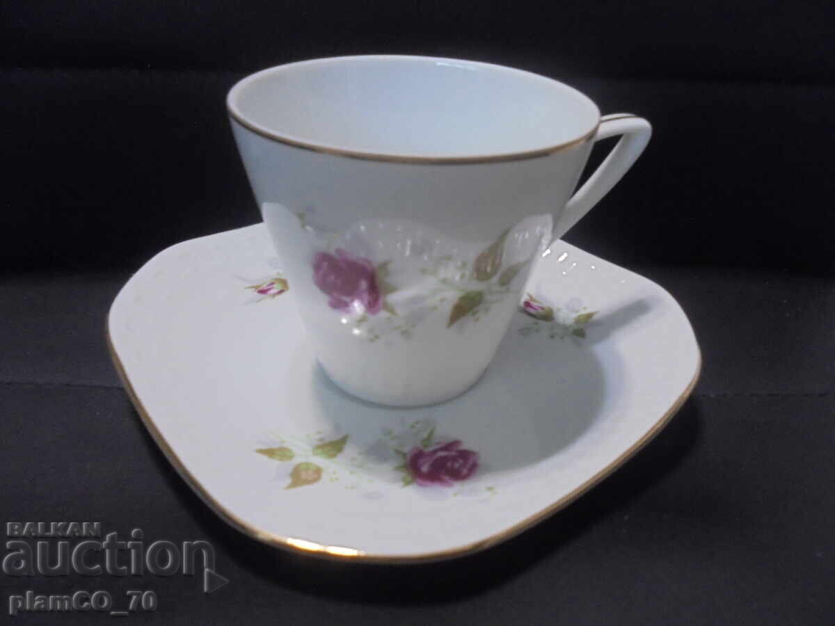 №*8506 Set dublu de colecție ceșcuță de porțelan cu farfurioară - 5 №*8506 Set dublu de colecție ceșcuță de porțelan cu farfurioară - 5
