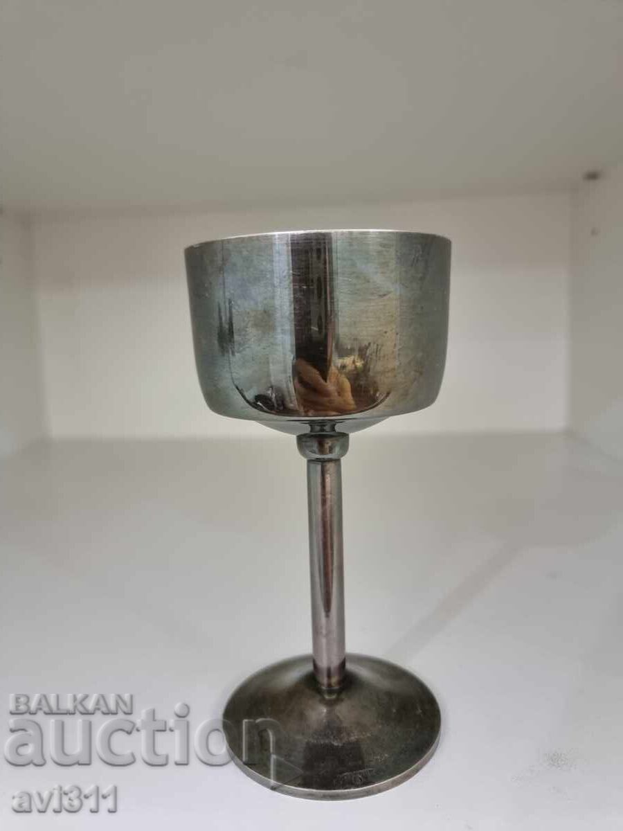 Pahar de vin Wellner antic argint